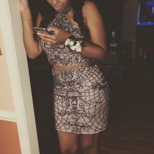 Sherri Hill 2-piece homecoming dress